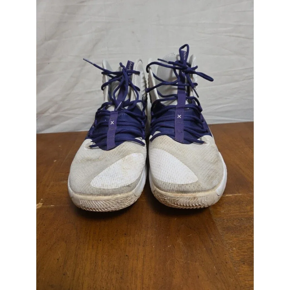 Nike Zoom Hyperdunk AT3866-111 Basketball Shoes Purple/White Men's Size 17